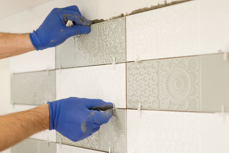 Residential tile installation detail
