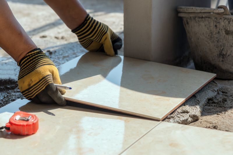 Expert tile installation process